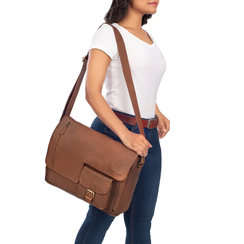 "Mika" Ledertasche Vintage