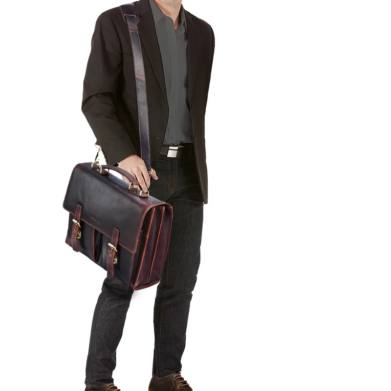 "Constantin" Vintage Lehrertasche Aktentasche