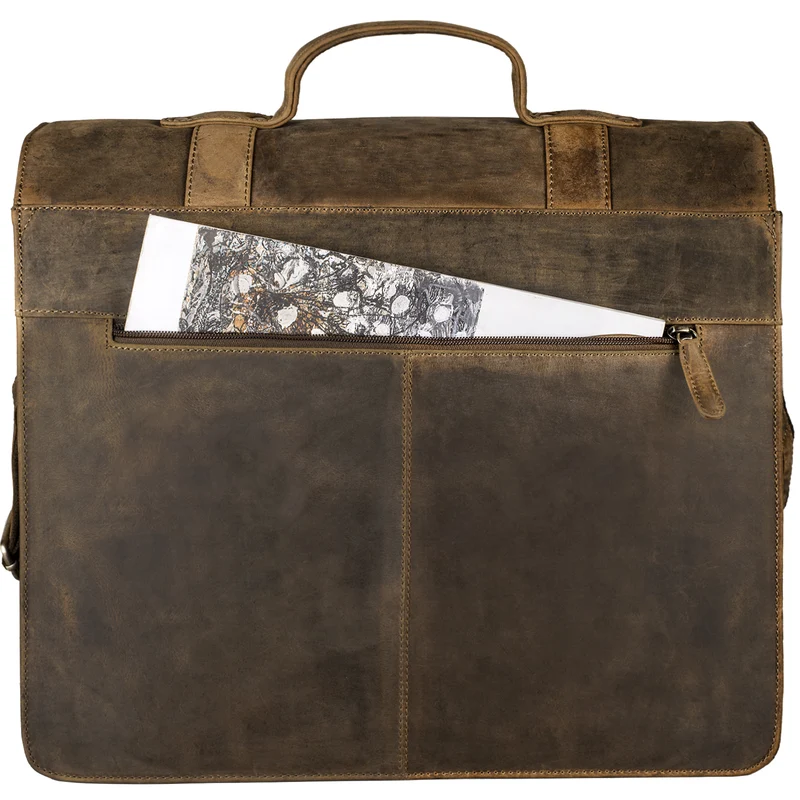 "Marius" Klassische Lehrertasche Leder