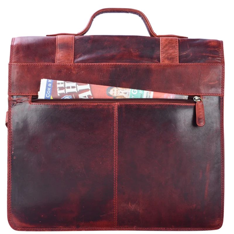 "Marius" Klassische Lehrertasche Leder