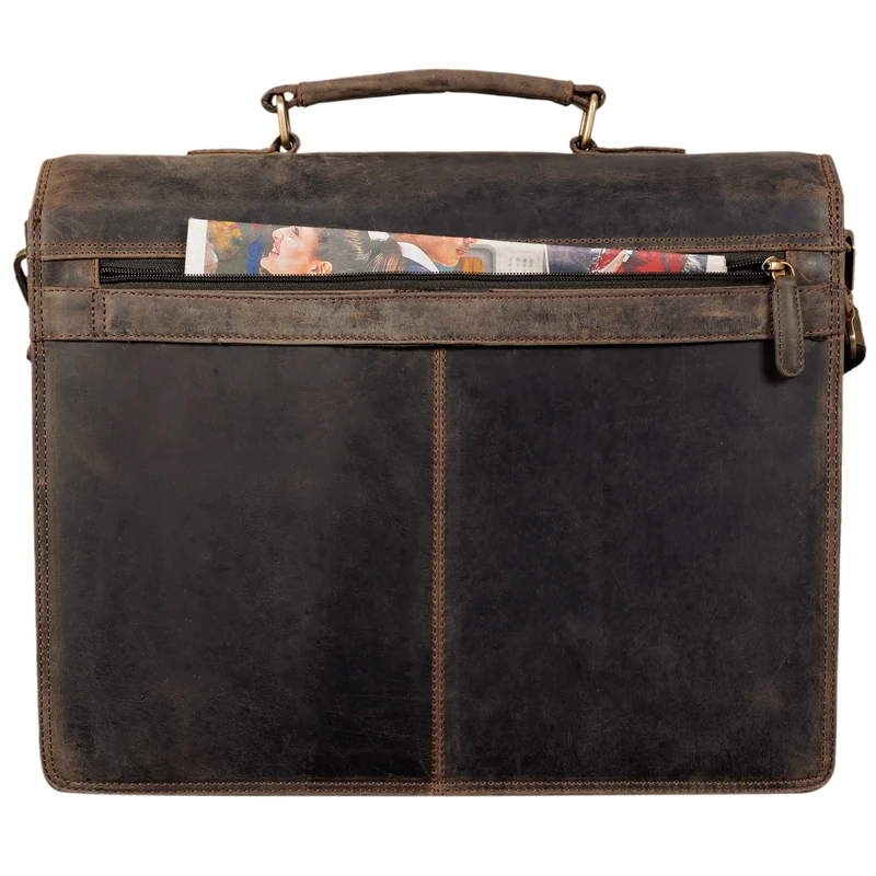 "Noel" Aktentasche Leder Herren Vintage