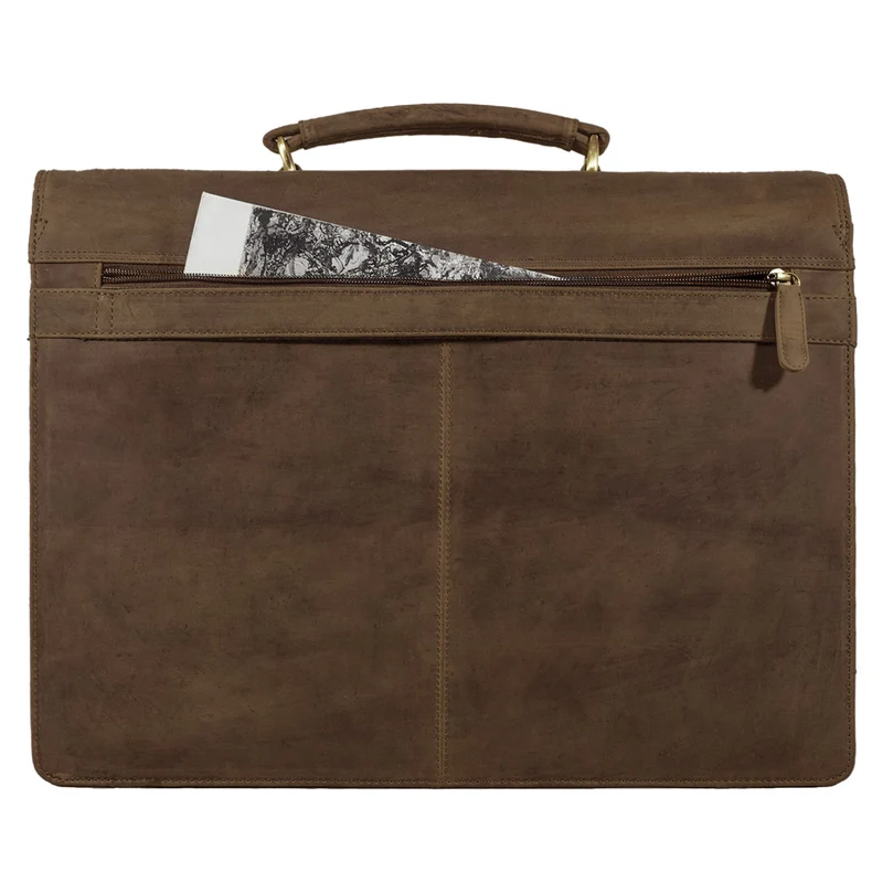 "Noel" Aktentasche Leder Herren Vintage
