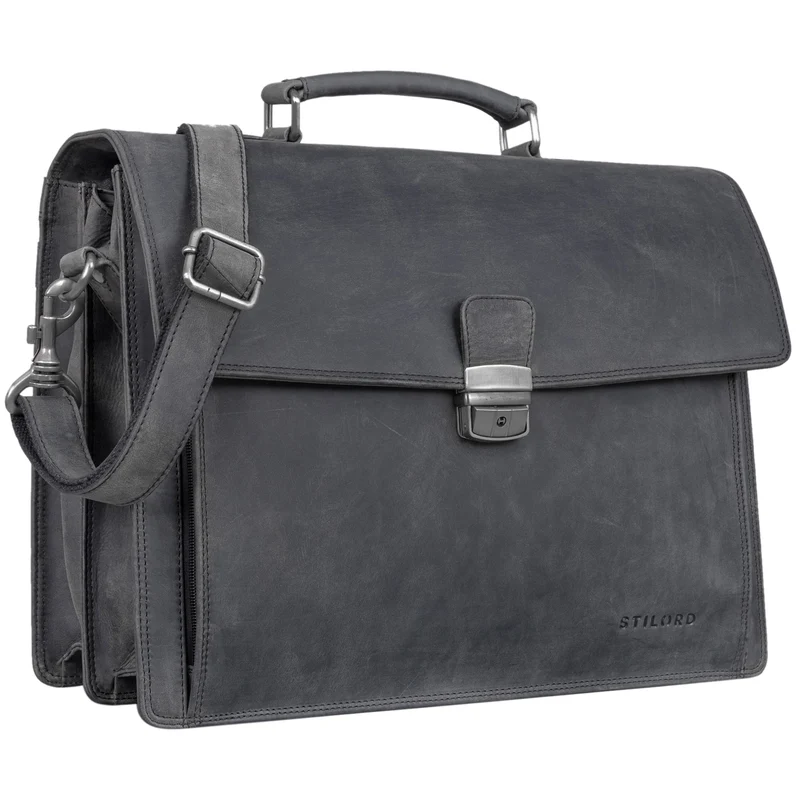 "Noel" Aktentasche Leder Herren Vintage
