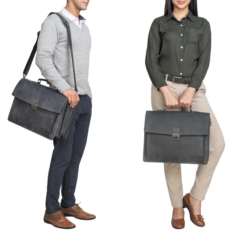 "Noel" Aktentasche Leder Herren Vintage