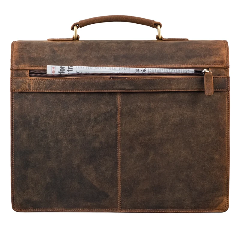"Noel" Aktentasche Leder Herren Vintage