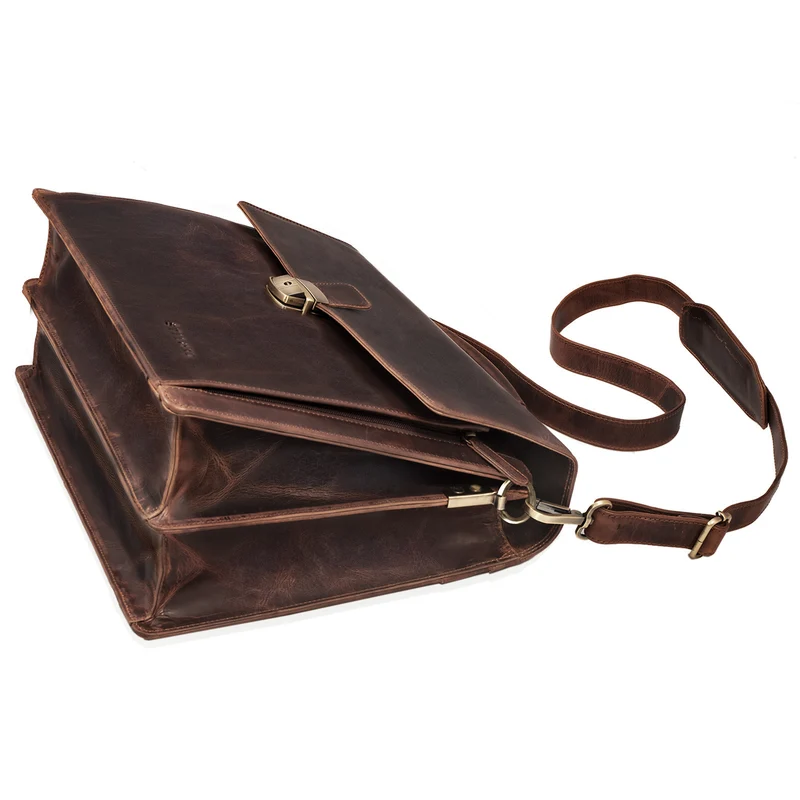 "Noel" Aktentasche Leder Herren Vintage
