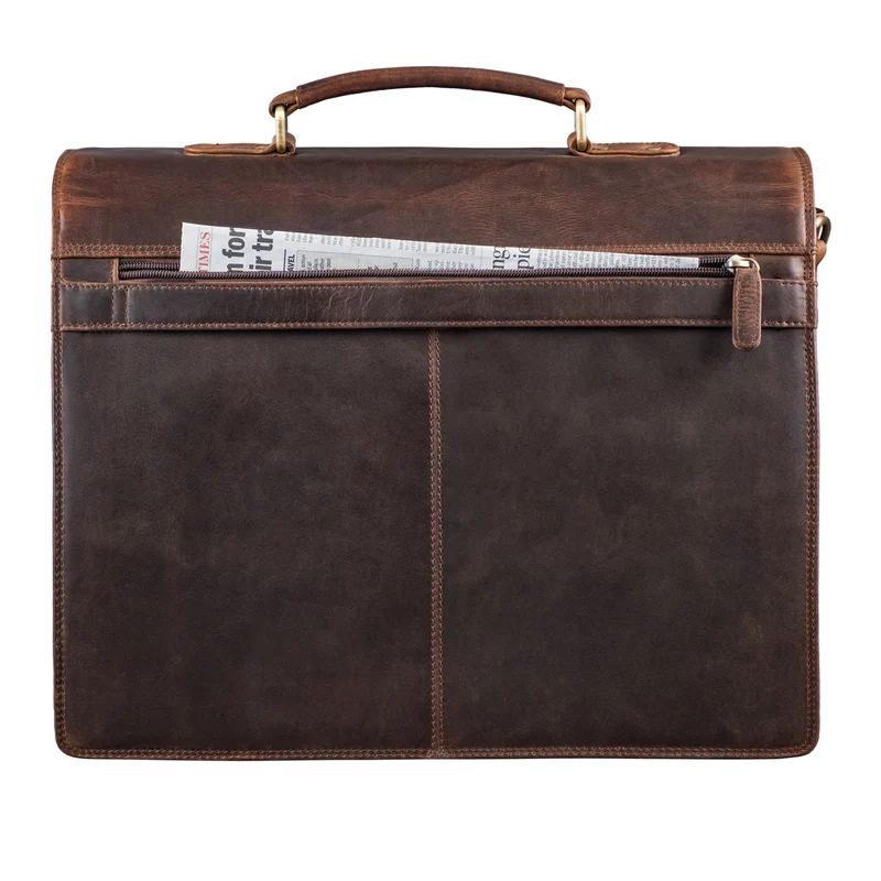 "Noel" Aktentasche Leder Herren Vintage