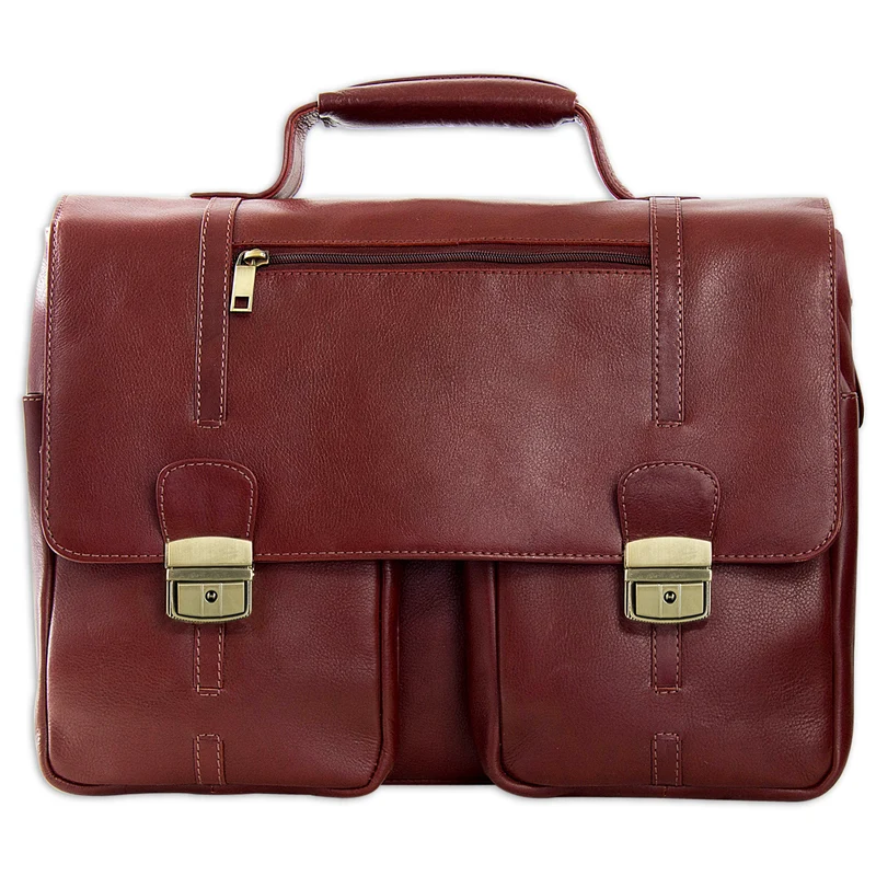 "Robin" Vintage Businesstasche Leder Aktentasche