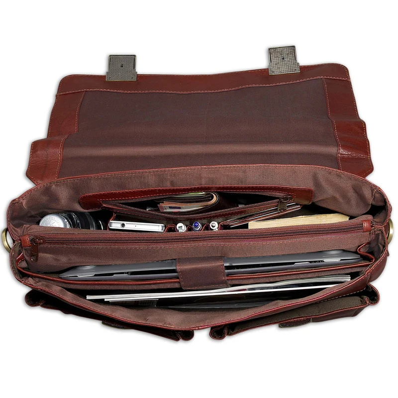 "Robin" Vintage Businesstasche Leder Aktentasche