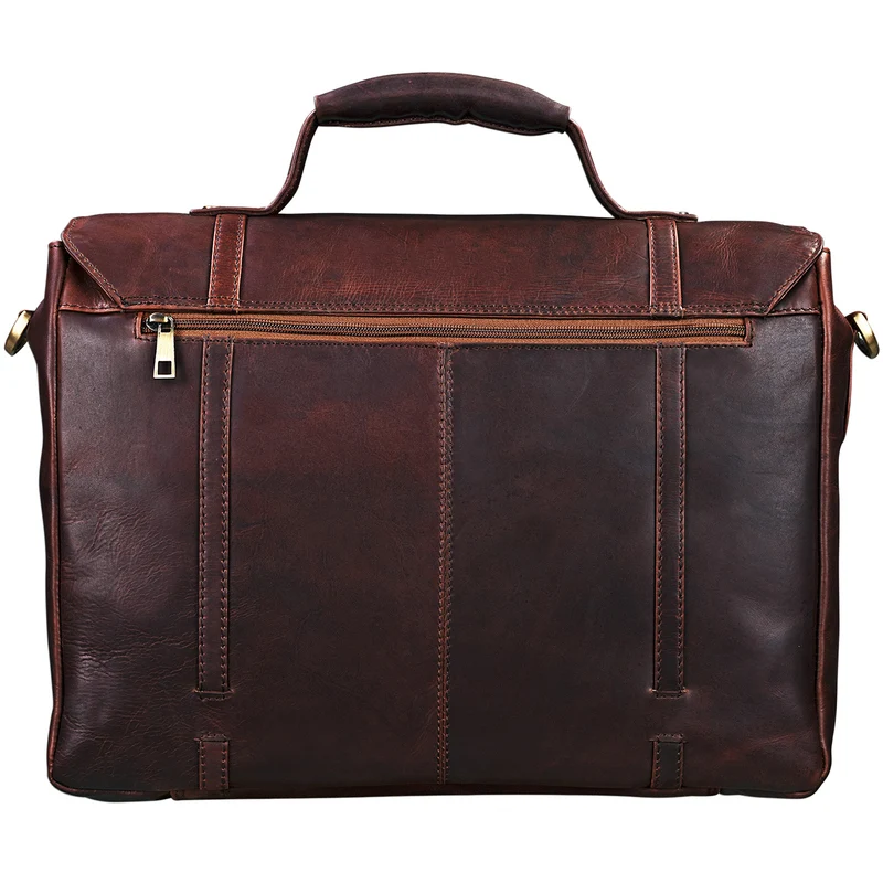 "Robin" Vintage Businesstasche Leder Aktentasche