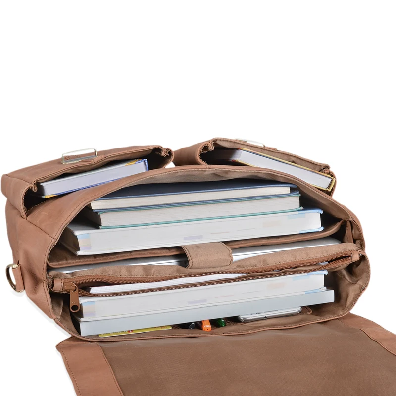 "Robin" Vintage Businesstasche Leder Aktentasche