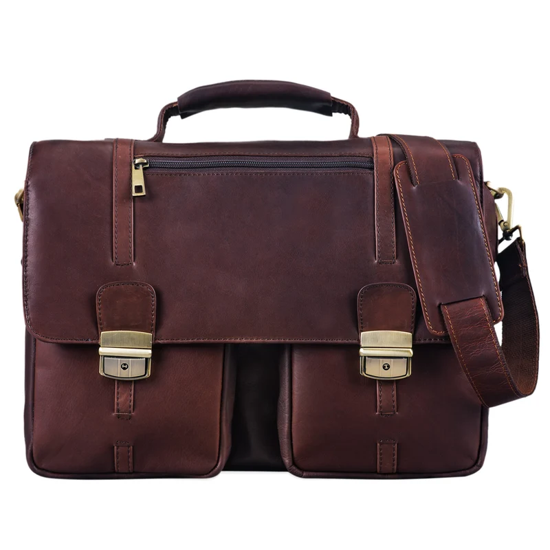 "Robin" Vintage Businesstasche Leder Aktentasche