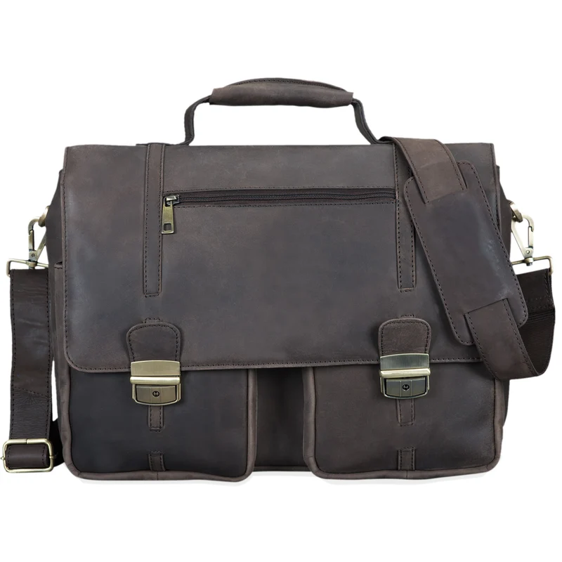 "Robin" Vintage Businesstasche Leder Aktentasche