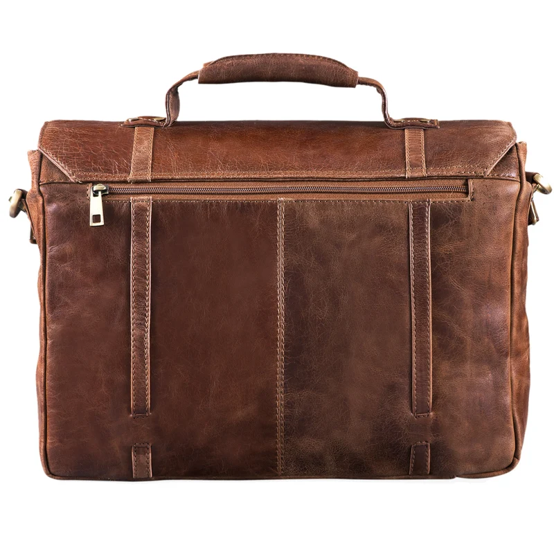 "Robin" Vintage Businesstasche Leder Aktentasche