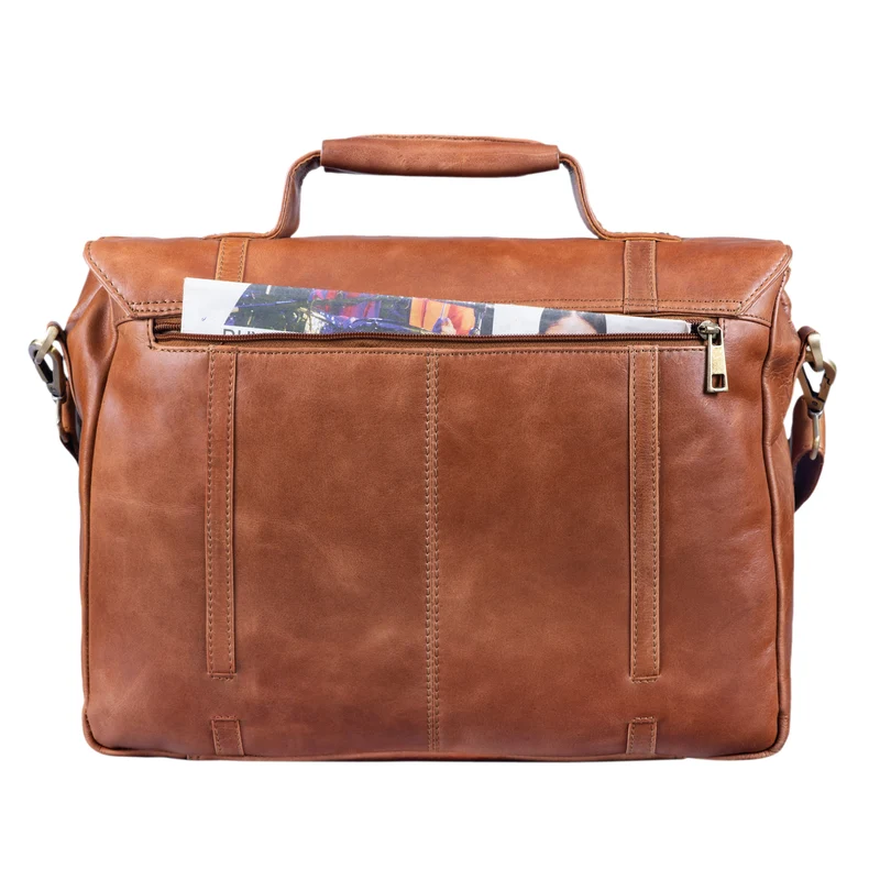 "Robin" Vintage Businesstasche Leder Aktentasche