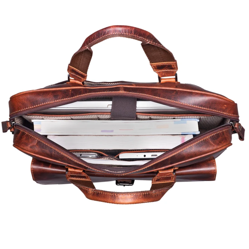 "Aurora" Leder Businesstasche Damen Aktentasche