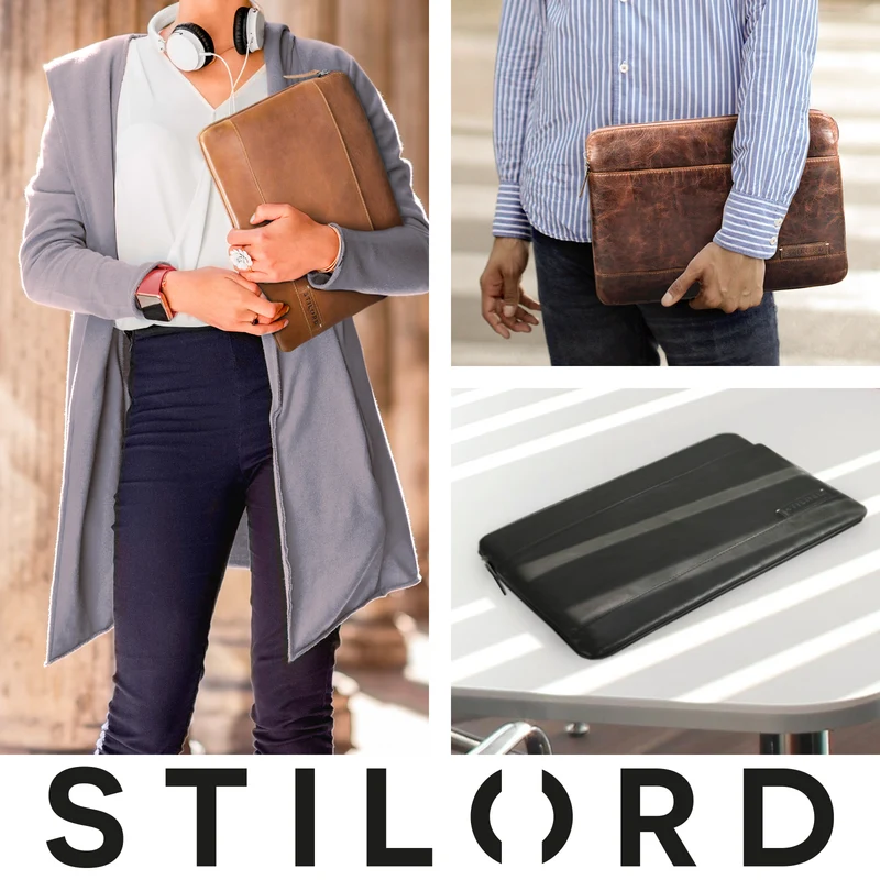 "Robb" Vintage Leder Laptoptasche für 13,3 Zoll