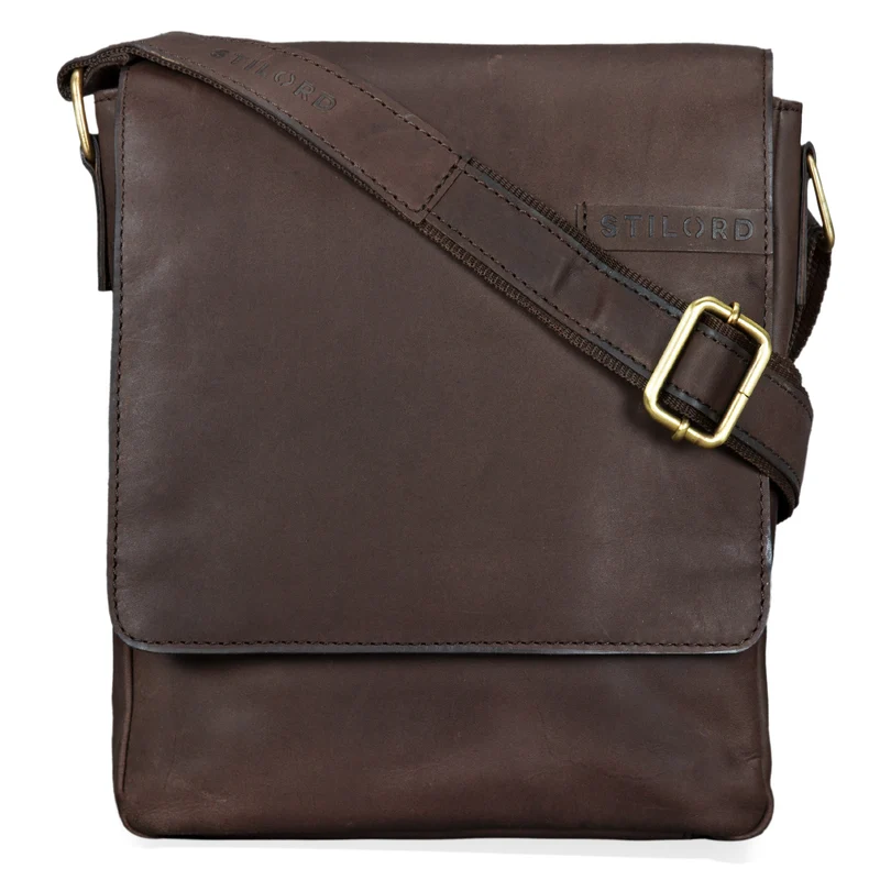 "Dario" Herren Umhängetasche Leder Vintage