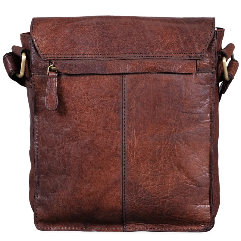 "Dario" Herren Umhängetasche Leder Vintage
