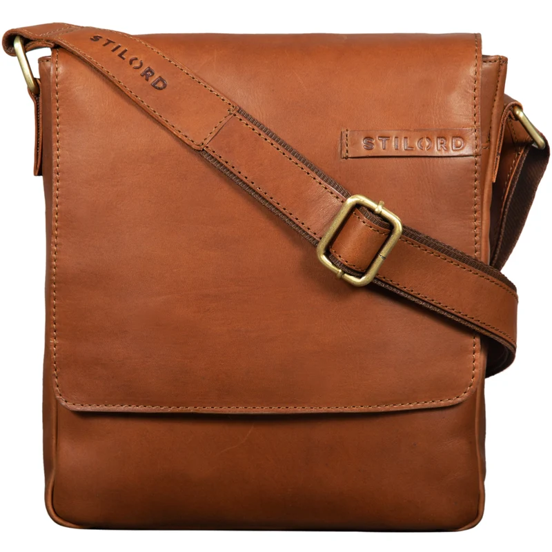 "Dario" Herren Umhängetasche Leder Vintage