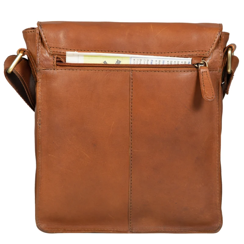 "Dario" Herren Umhängetasche Leder Vintage