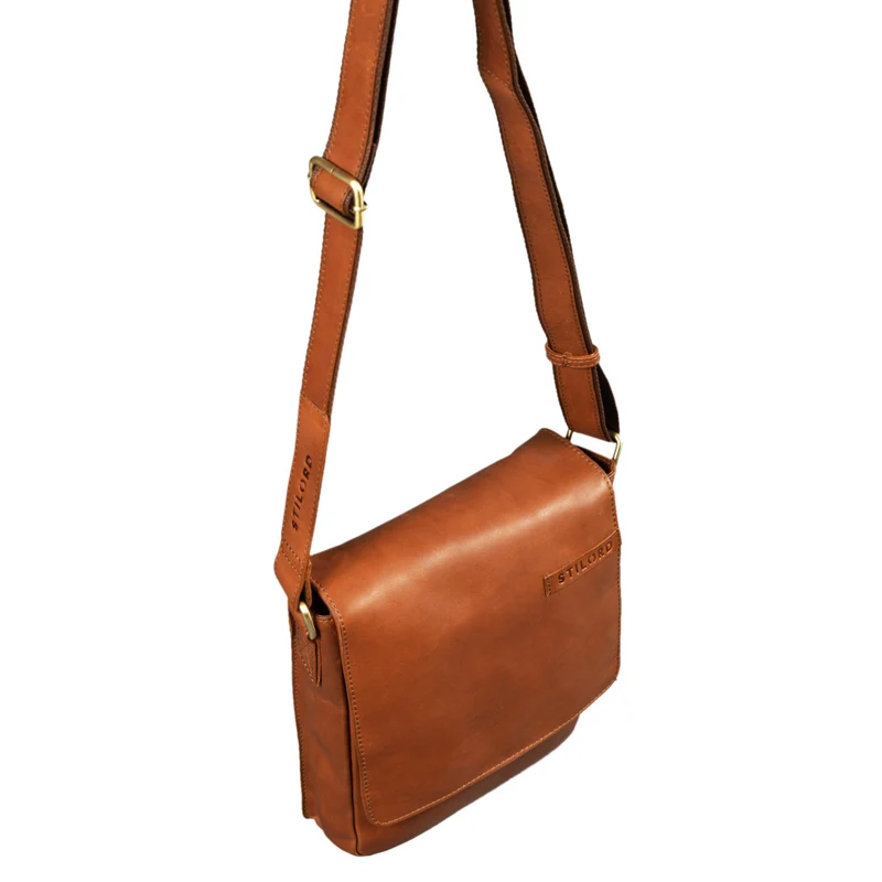 "Dario" Herren Umhängetasche Leder Vintage