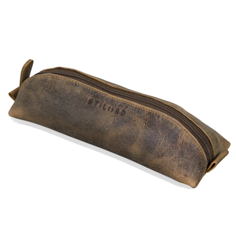 "Willem" Stiftetasche Leder