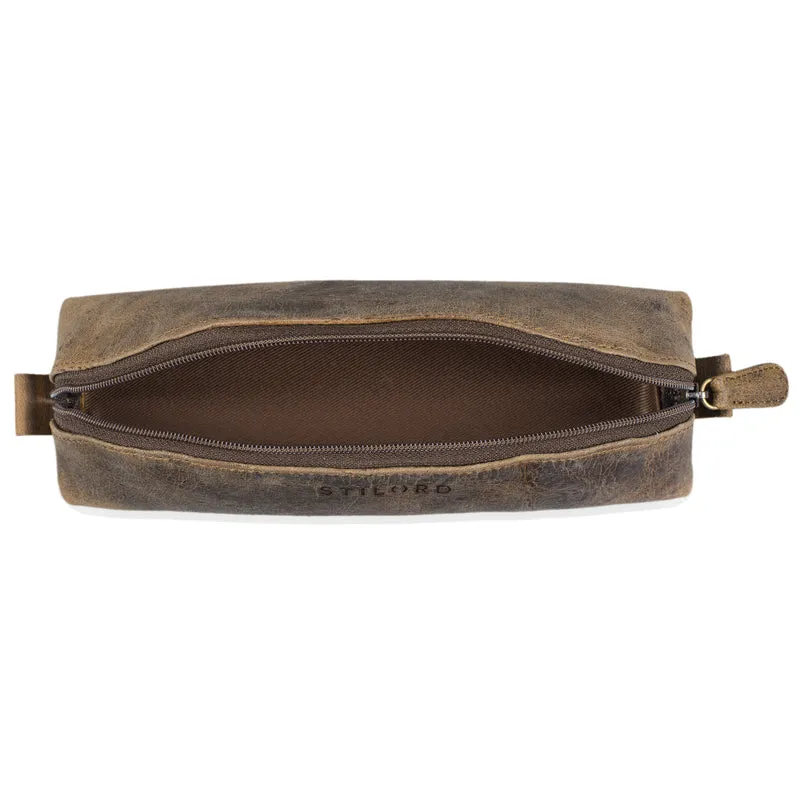 "Willem" Stiftetasche Leder