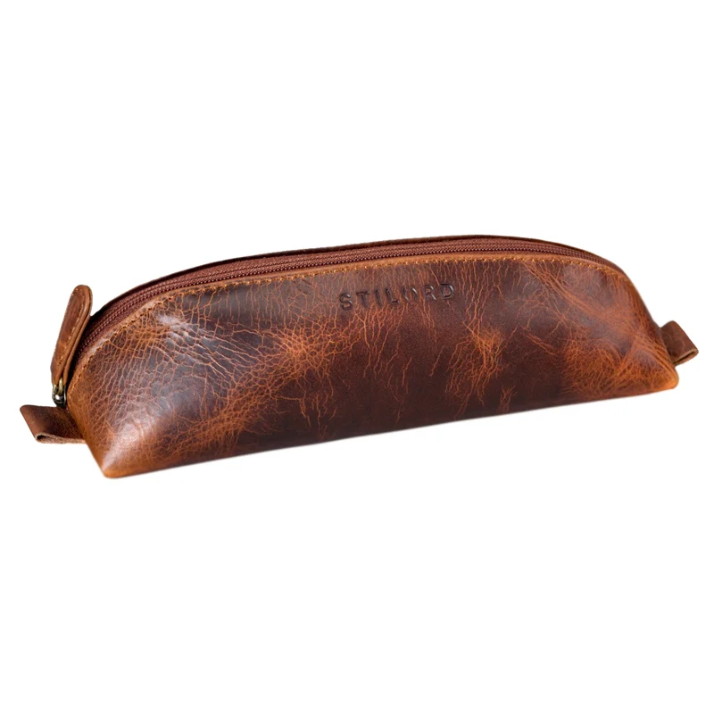 "Willem" Stiftetasche Leder