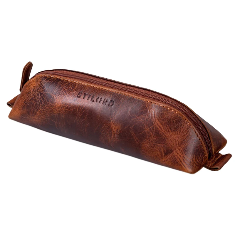 "Willem" Stiftetasche Leder