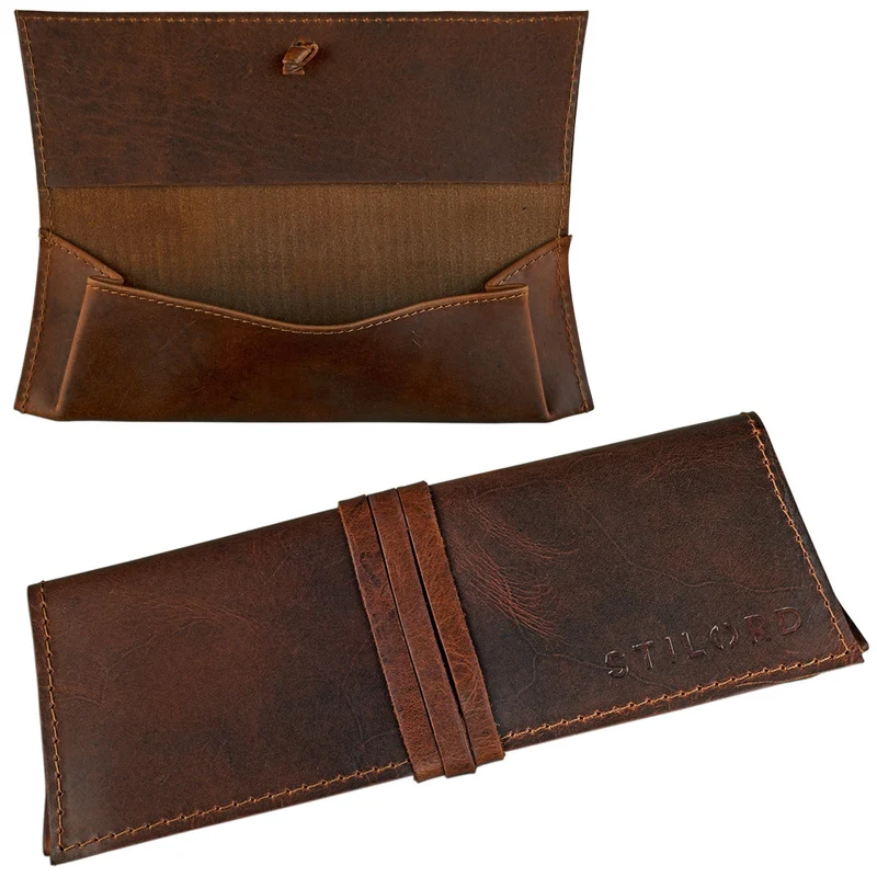 "David" Federmappe Vintage Leder