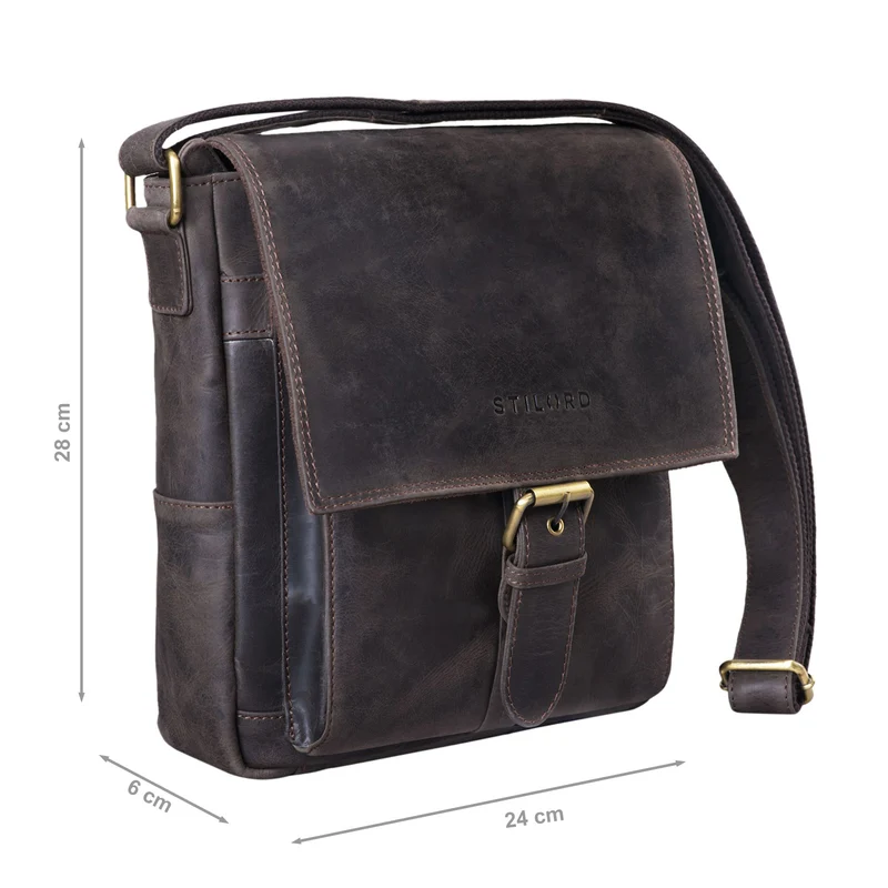 "Nevio" Herrentasche Leder Umhängetasche