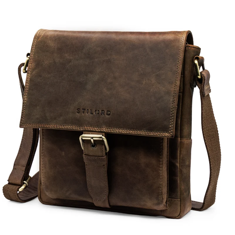 "Nevio" Herrentasche Leder Umhängetasche