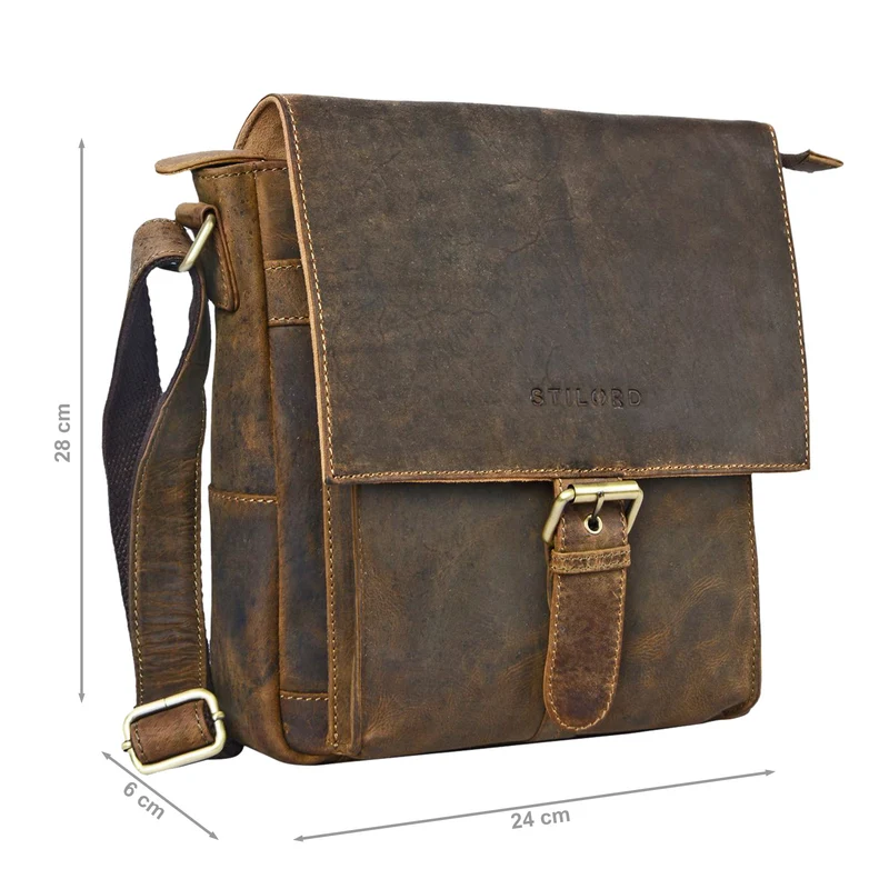 "Nevio" Herrentasche Leder Umhängetasche