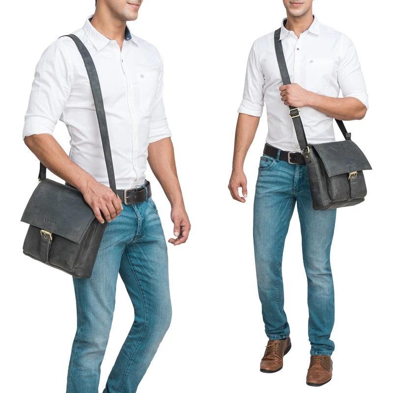 "Nevio" Herrentasche Leder Umhängetasche