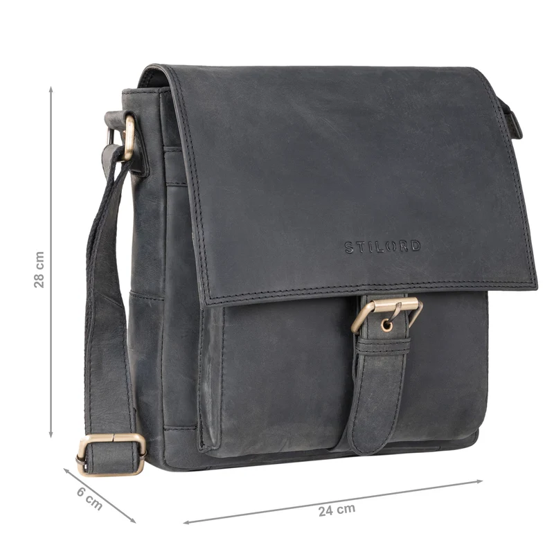 "Nevio" Herrentasche Leder Umhängetasche