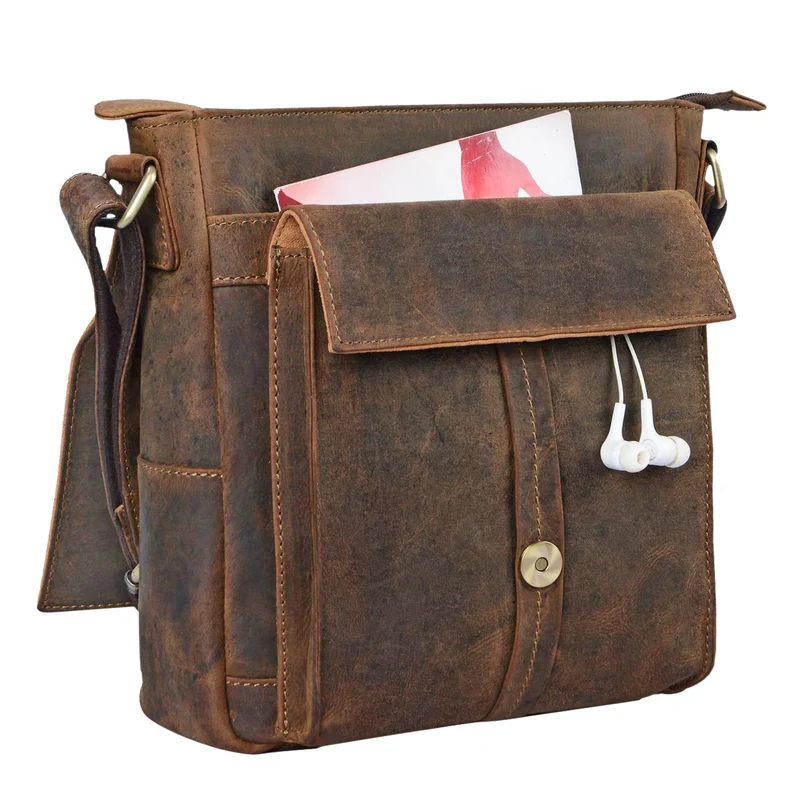 "Nevio" Herrentasche Leder Umhängetasche