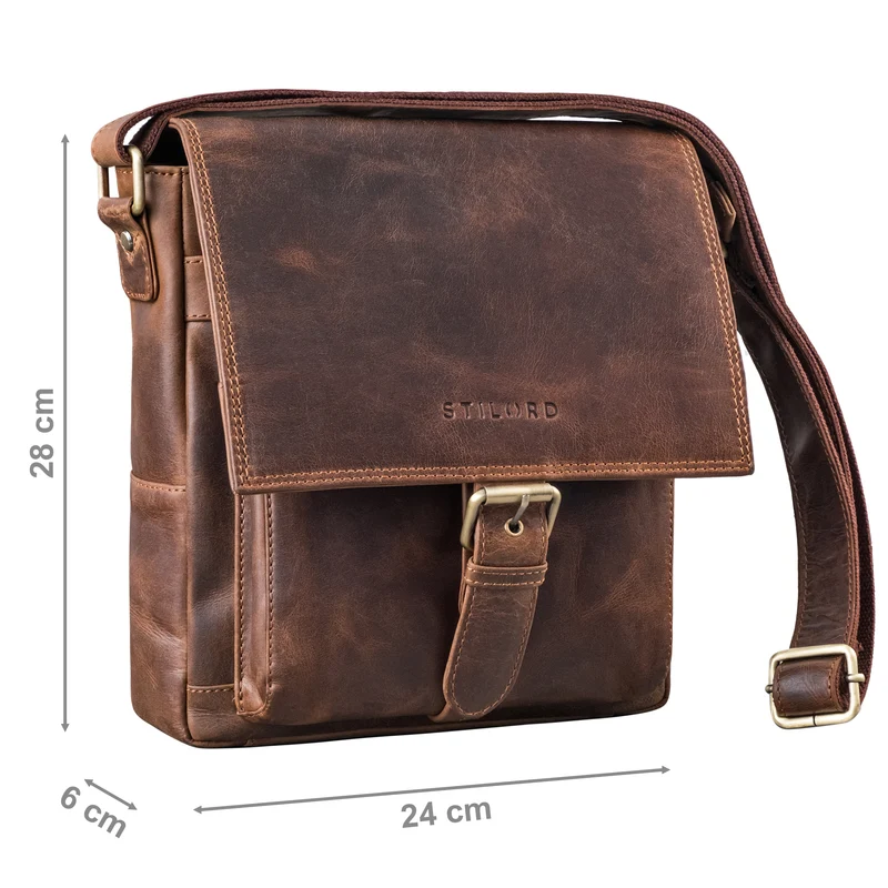 "Nevio" Herrentasche Leder Umhängetasche