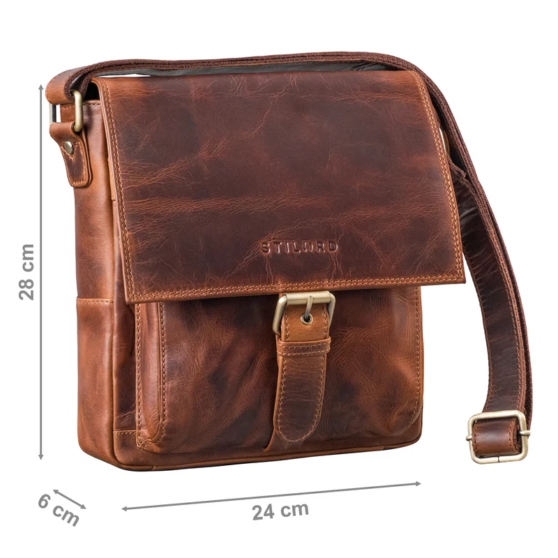 "Nevio" Herrentasche Leder Umhängetasche