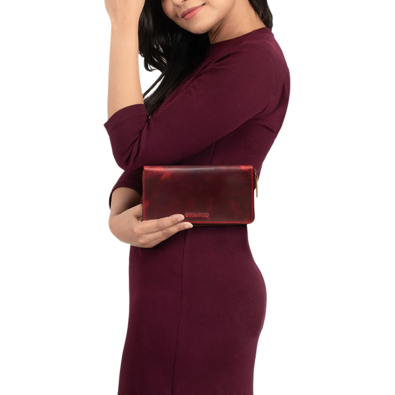 "Emilia" Damen Portemonnaie elegante Geldbörse