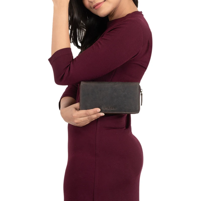 "Emilia" Damen Portemonnaie elegante Geldbörse