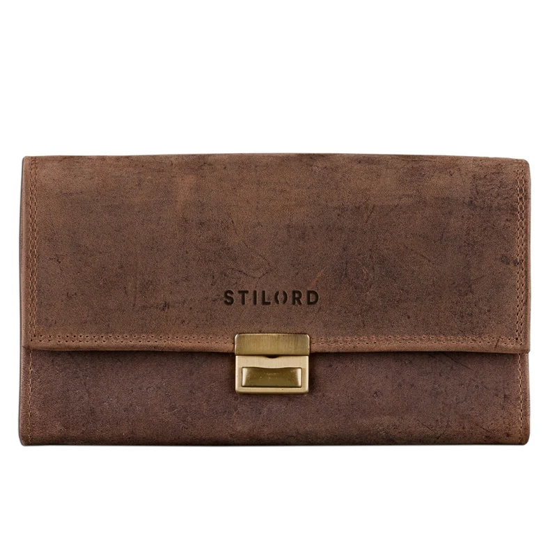 Leder Kellnerbörse im Set mit Holster Vintage Design