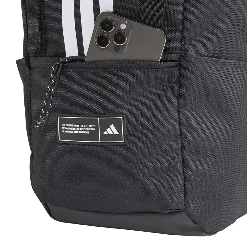 adidas 3 Stripes Flap Backpack - Rucksack 50 cm (black)