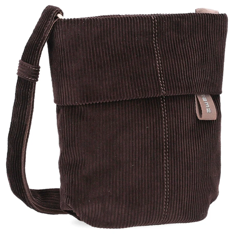 zwei Mademoiselle M45 - Schultertasche 22 cm (cord-espresso)