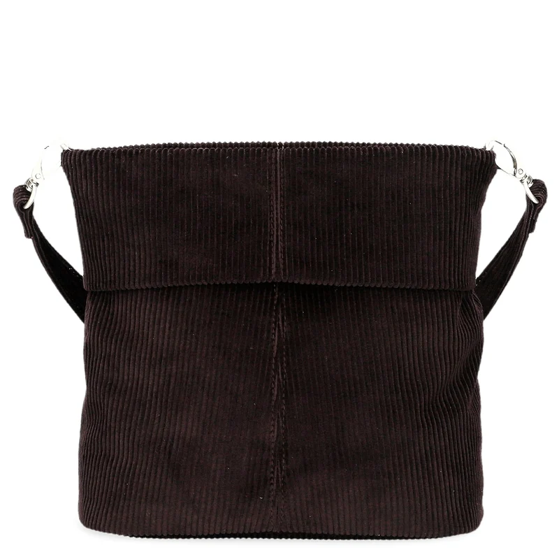 zwei Mademoiselle M8 - Schultertasche 25 cm (cord-espresso)