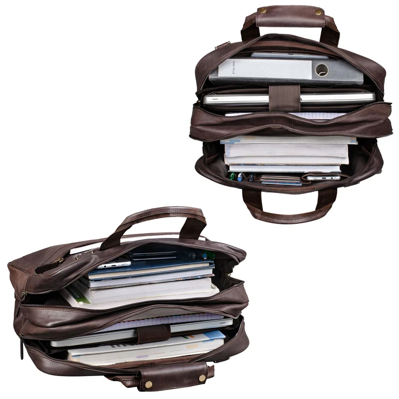"Astor" Große Lehrertasche Leder