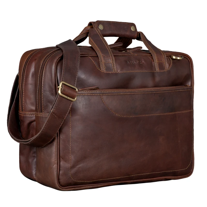 "Astor" Große Lehrertasche Leder