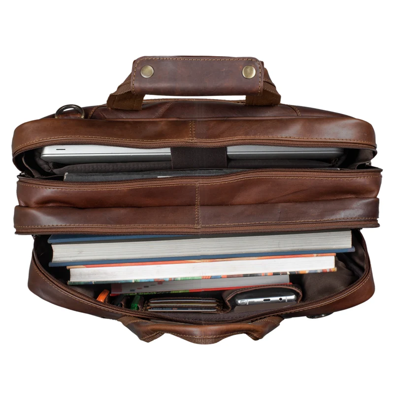 "Astor" Große Lehrertasche Leder