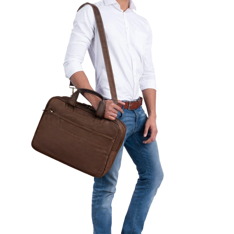 "Astor" Große Lehrertasche Leder