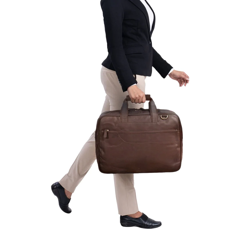 "Astor" Große Lehrertasche Leder